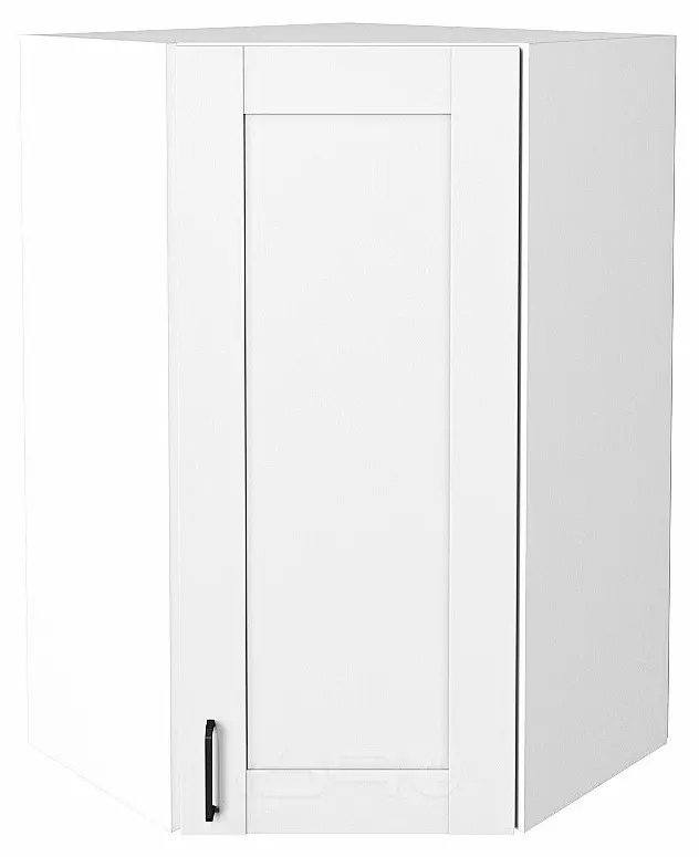 Шкаф верхний угловой Лофт Super White Белый 920*600*600
