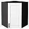 Шкаф верхний угловой Лофт Super White Graphite 716*600*600 Шкаф верхний угловой Лофт Super White Graphite 716*600*600