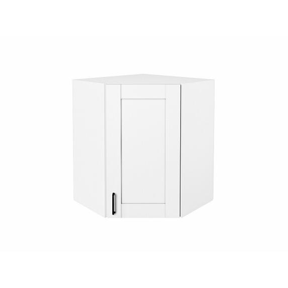 Шкаф верхний угловой Лофт Super White Белый 716*600*600