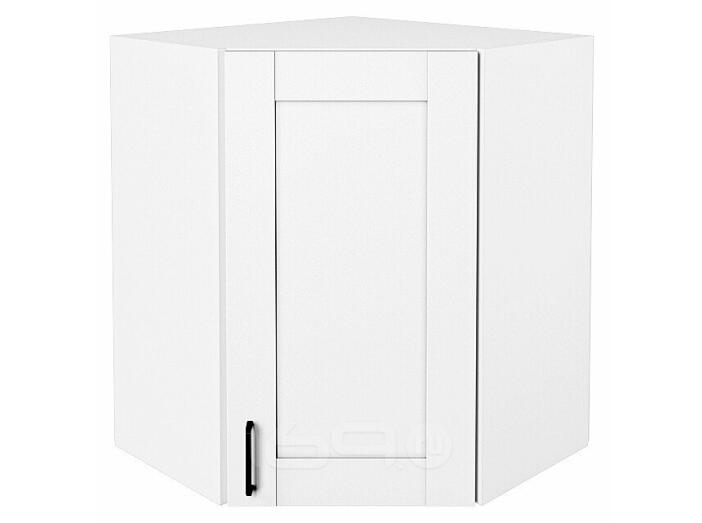 Шкаф верхний угловой Лофт Super White Белый 716*600*600