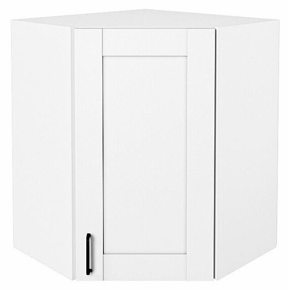Шкаф верхний угловой Лофт Super White Белый 716*600*600