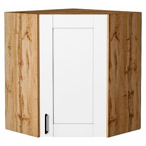 Шкаф верхний угловой Лофт Super White Дуб Вотан 716*600*600
