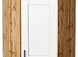 Шкаф верхний угловой Лофт Super White Дуб Вотан 716*600*600