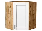 Шкаф верхний угловой Лофт Super White Дуб Вотан 716*600*600