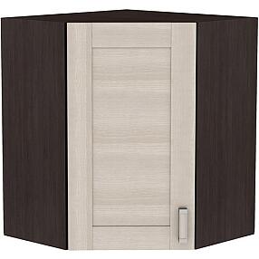Шкаф верхний угловой Лофт ВУ 590 Cappuccino Veralinga-Венге