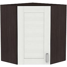 Шкаф верхний угловой Лофт ВУ 590 Snow Veralinga-Венге