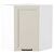 Шкаф верхний угловой Нео Cream Silk/Белый 716*600*600