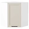 Шкаф верхний угловой Нео Cream Silk/Белый 716*600*600