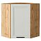 Шкаф верхний угловой Нео Grey Silk/Дуб Вотан 716*600*600