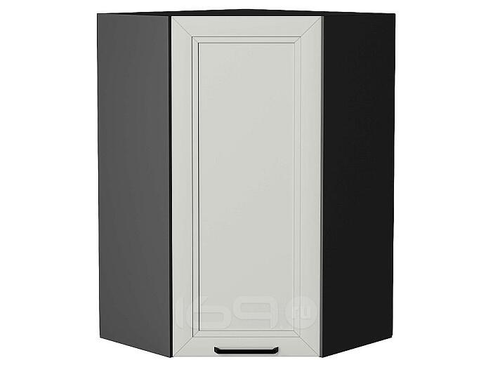 Шкаф верхний угловой Нео Grey Silk/Graphite 920*600*600