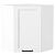 Шкаф верхний угловой Нео White Silk/Белый 716*600*600