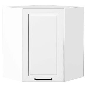 Шкаф верхний угловой Нео White Silk/Белый 716*600*600