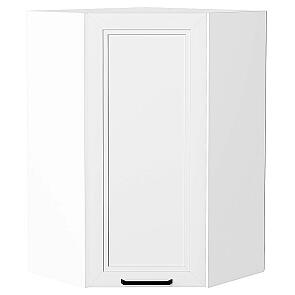 Шкаф верхний угловой Нео White Silk/Белый 920*600*600