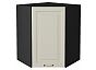 Шкаф верхний угловой Ницца Агат/Graphite 716*600*600