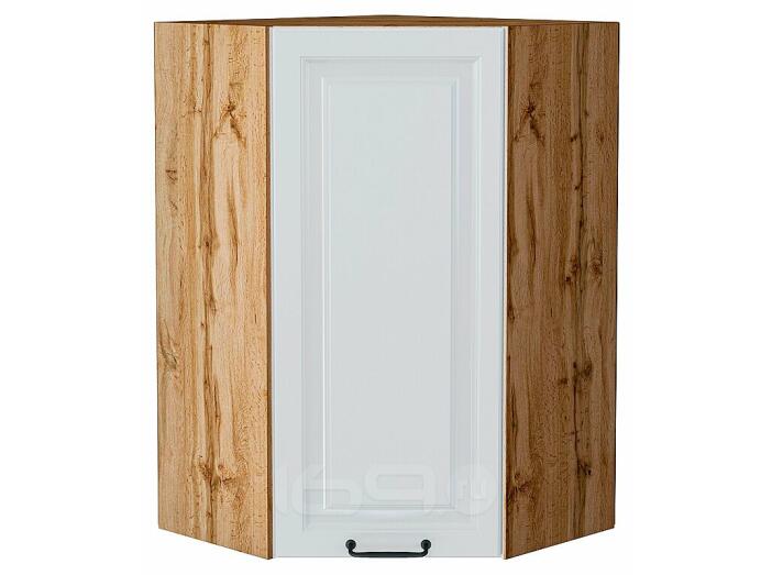 Шкаф верхний угловой Ницца Blanco/Дуб Вотан 920*600*600