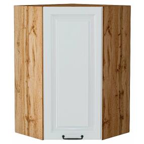 Шкаф верхний угловой Ницца Blanco/Дуб Вотан 920*600*600