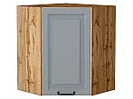 Шкаф верхний угловой Ницца Magnum/Дуб Вотан 716*600*600