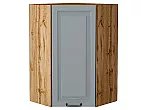 Шкаф верхний угловой Ницца Magnum/Дуб Вотан 920*600*600