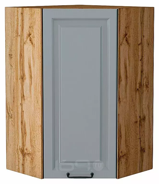 Шкаф верхний угловой Ницца Magnum/Дуб Вотан 920*600*600