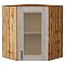 Шкаф верхний угловой остекленный Лофт Cappuccino Veralinga Дуб Вотан 716*600*600 Шкаф верхний угловой остекленный Лофт Cappuccino Veralinga Дуб Вотан 716*600*600