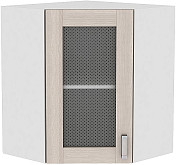 

Шкаф верхний угловой остекленный Лофт ВУ 599 | 60 см