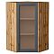 Шкаф верхний угловой остекленный Сканди Graphite Softwood Дуб Вотан 920*600*600 Шкаф верхний угловой остекленный Сканди Graphite Softwood Дуб Вотан 920*600*600