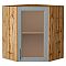 Шкаф верхний угловой остекленный Сканди Grey Softwood Дуб Вотан 716*600*600 Шкаф верхний угловой остекленный Сканди Grey Softwood Дуб Вотан 716*600*600