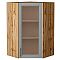Шкаф верхний угловой остекленный Сканди Grey Softwood Дуб Вотан 920*600*600 Шкаф верхний угловой остекленный Сканди Grey Softwood Дуб Вотан 920*600*600