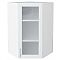 Шкаф верхний угловой остекленный Сканди White Softwood/Белый 920*600*600 Шкаф верхний угловой остекленный Сканди White Softwood/Белый 920*600*600