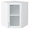 Шкаф верхний угловой остекленный Сканди White Softwood/Белый 716*600*600 Шкаф верхний угловой остекленный Сканди White Softwood/Белый 716*600*600