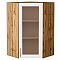 Шкаф верхний угловой остекленный Сканди White Softwood Дуб Вотан 920*600*600 Шкаф верхний угловой остекленный Сканди White Softwood Дуб Вотан 920*600*600