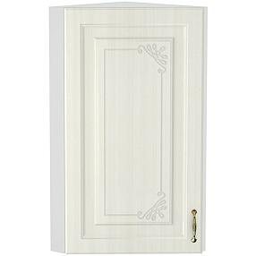 Шкаф верхний торцевой Виктория ВТ 230 Белый сандал-Белый