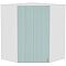 Шкаф верхний угловой Прованс ВУ 590 Голубой-Белый Шкаф верхний угловой Прованс ВУ 590 Голубой-Белый