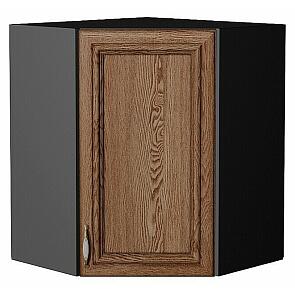 Шкаф верхний угловой Шале Brown Dreamline Graphite 716*600*600