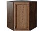 Шкаф верхний угловой Шале Brown Dreamline Graphite 716*600*600