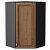 Шкаф верхний угловой Шале Brown Dreamline Graphite 920*600*600