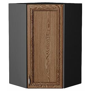 Шкаф верхний угловой Шале Brown Dreamline Graphite 920*600*600