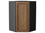 Шкаф верхний угловой Шале Brown Dreamline Graphite 920*600*600