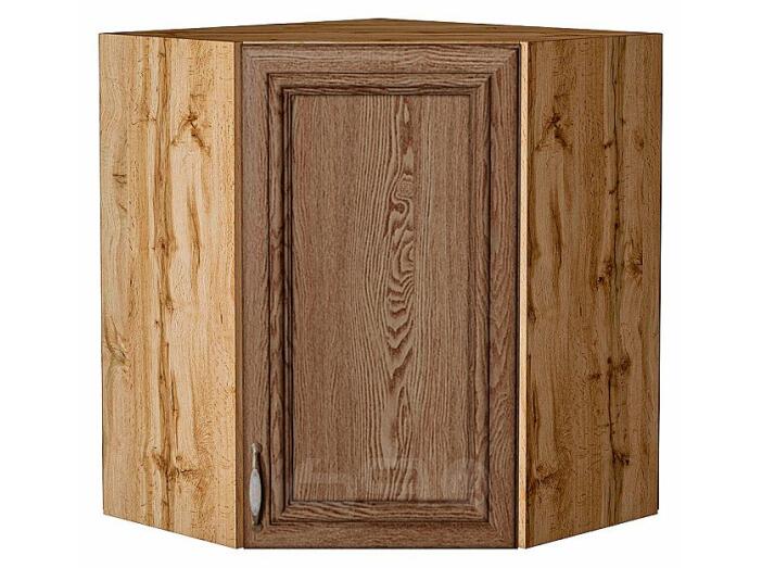 Шкаф верхний угловой Шале Brown Dreamline Дуб Вотан 716*600*600