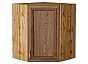 Шкаф верхний угловой Шале Brown Dreamline Дуб Вотан 716*600*600