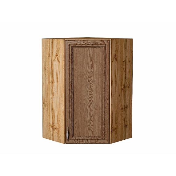 Шкаф верхний угловой Шале Brown Dreamline Дуб Вотан 920*600*600
