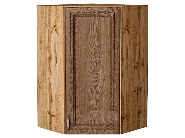 Шкаф верхний угловой Шале Brown Dreamline Дуб Вотан 920*600*600