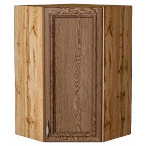 Шкаф верхний угловой Шале Brown Dreamline Дуб Вотан 920*600*600