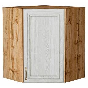 Шкаф верхний угловой Шале White Dreamline Дуб Вотан 716*600*600