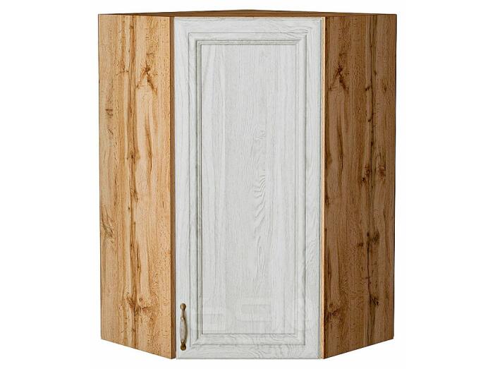 Шкаф верхний угловой Шале White Dreamline Дуб Вотан 920*600*600