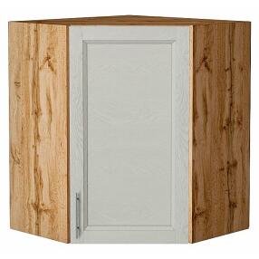 Шкаф верхний угловой Сканди Cappuccino Softwood Дуб Вотан 716*600*600