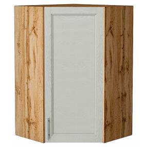 Шкаф верхний угловой Сканди Cappuccino Softwood Дуб Вотан 920*600*600