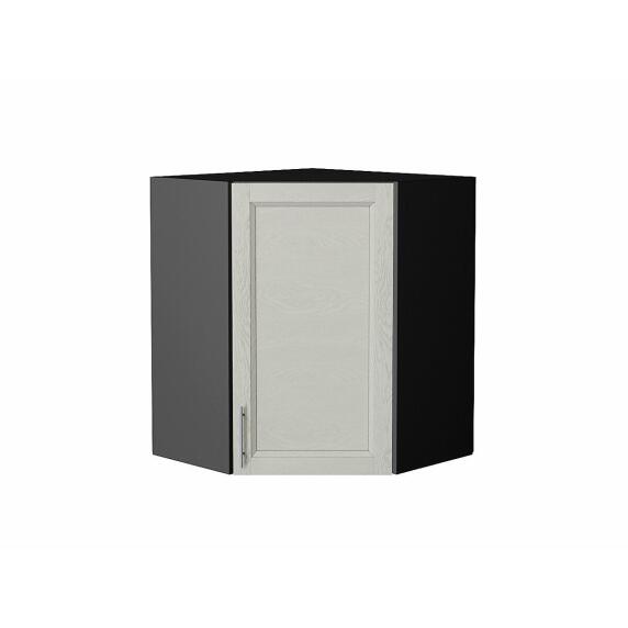 Шкаф верхний угловой Сканди Cappuccino Softwood Graphite 716*600*600