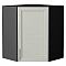 Шкаф верхний угловой Сканди Cappuccino Softwood Graphite 716*600*600 Шкаф верхний угловой Сканди Cappuccino Softwood Graphite 716*600*600