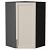 Шкаф верхний угловой Сканди Cream Silkwood/Graphite 920*600*600